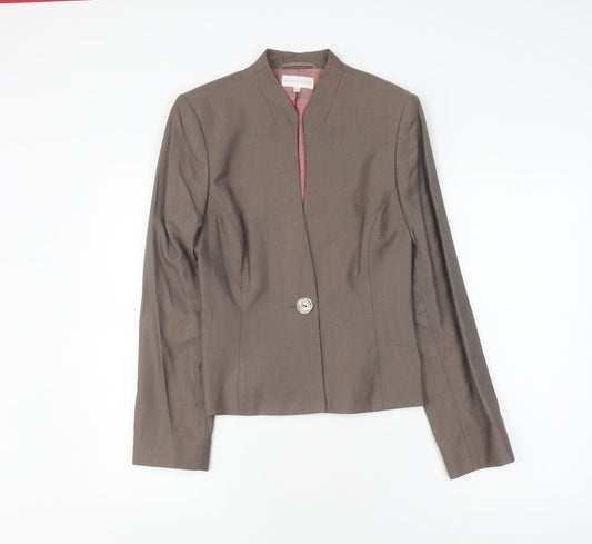Womens UK Size 10 Austin Reed Regular Brown Suit Jacket