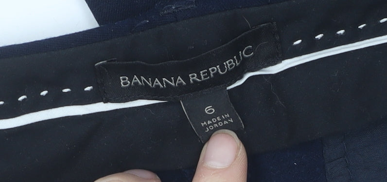 Banana Republic Women's Blue Trousers, Size 6