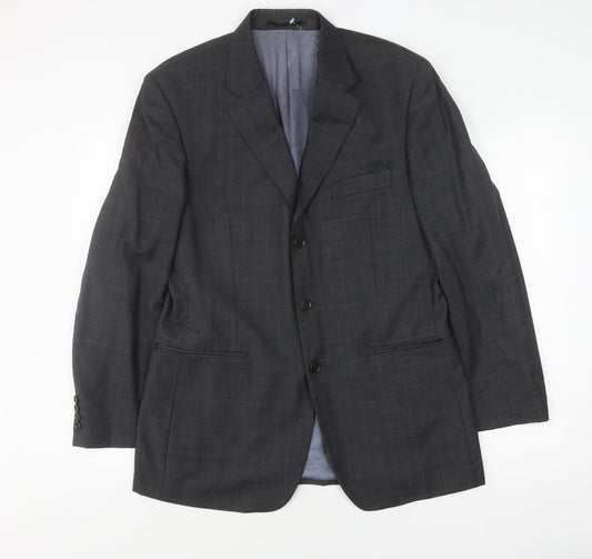 Mens UK Size 40 Austin Reed Regular Grey Suit Jacket