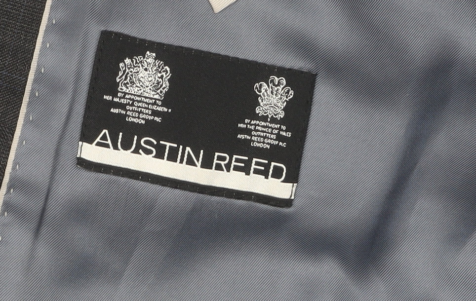 Austin Reed Men's Grey Blazer 40R Formal Jacket