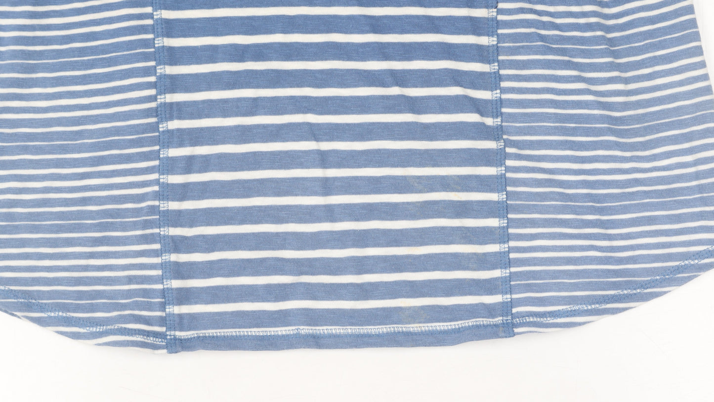 Womens UK Size 8 White Stuff Blue Tunic T-Shirt