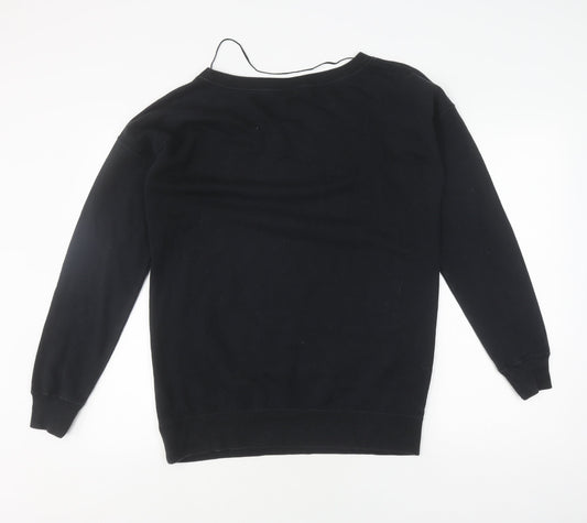 Nike Women's Black Graphic Print Sweatshirt M