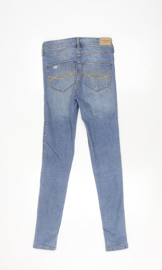 Abercrombie & Fitch Women's Blue Skinny Jeans, Size 2XS