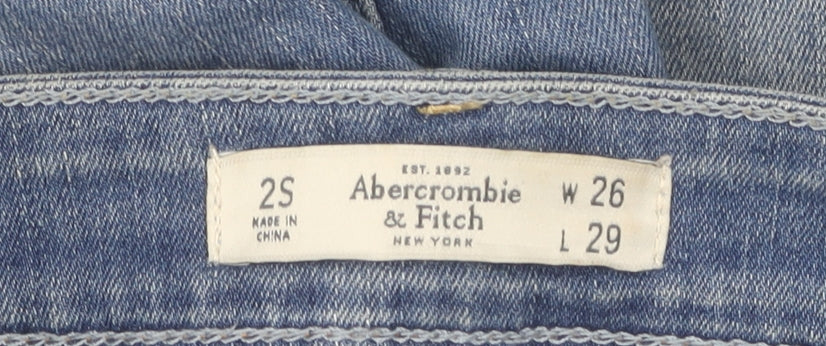 Abercrombie & Fitch Women's Blue Skinny Jeans, Size 2XS
