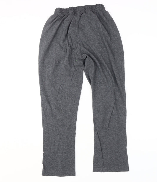 Slazenger Men's Grey Sweatpants Size S - Regular Fit Elastic Waist