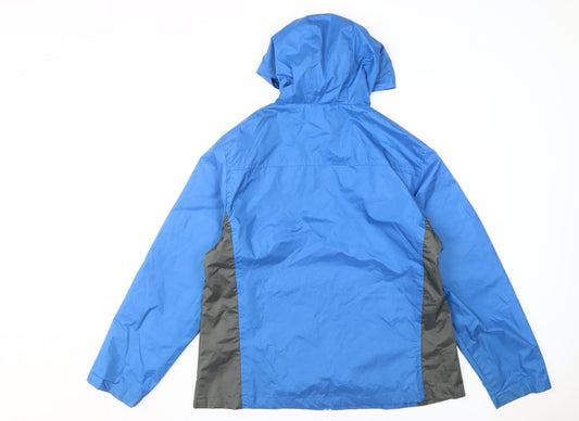 Womens UK Size 18 Koko Pink Blue Rain Coat