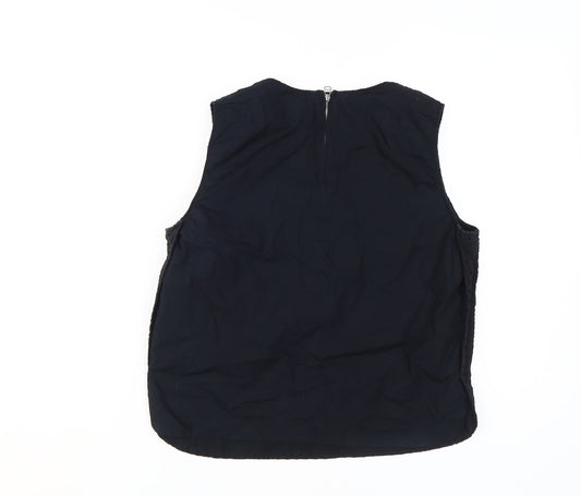 Gap Women's Black Sleeveless Tank Top Medium