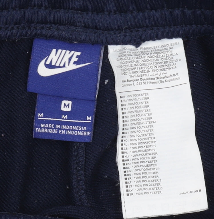 Nike Men's Blue Jogger Trousers - Medium
