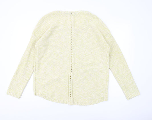 Womens UK Size 16 Marks and Spencer Yellow Pullover Jumper