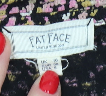 Womens UK Size 10 Fat Face Multicoloured Tunic Blouse