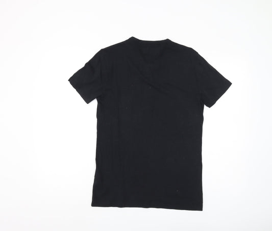 Abercrombie & Fitch Men's Black XS Henley Tee
