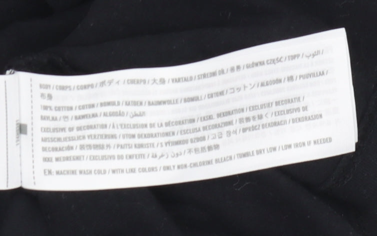 Abercrombie & Fitch Men's Black XS Henley Tee