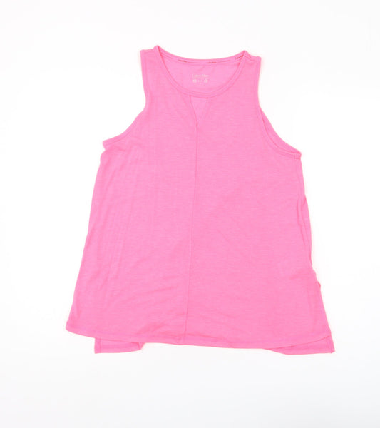 Womens UK Size S Calvin Klein Pink Tank