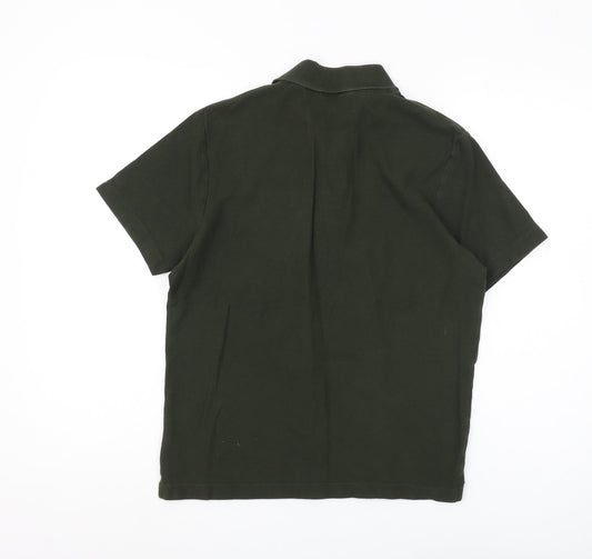 Penguin Men's Green Polo, Size S, Solid Logo Style