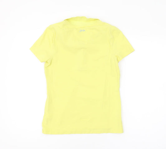 Womens UK Size 6 Joules Yellow Polo