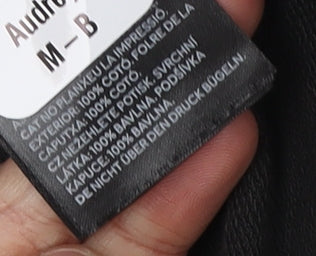 H&M Girls Black Hoodie, Ciao Graphic, 3-4 Years