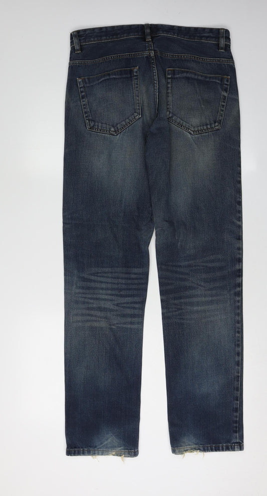 Next Men's Blue Straight Jeans Size 30 Regular