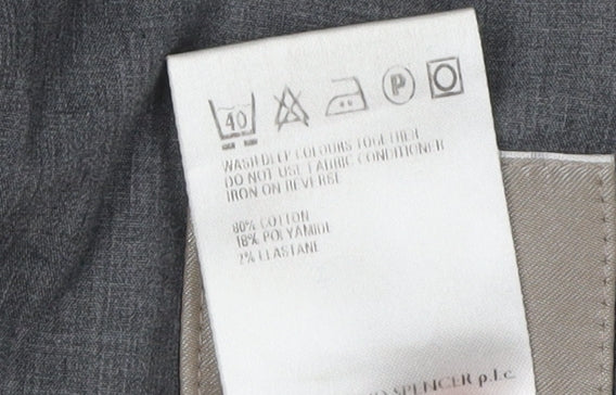 Marks and Spencer Men's Green Corduroy Trousers 36