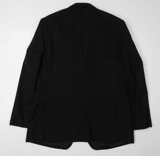 Mens UK Size 42 Brook Taverner Regular Black Suit Tuxedo