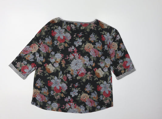 Womens UK Size M Oasis Multicoloured Tunic T-Shirt