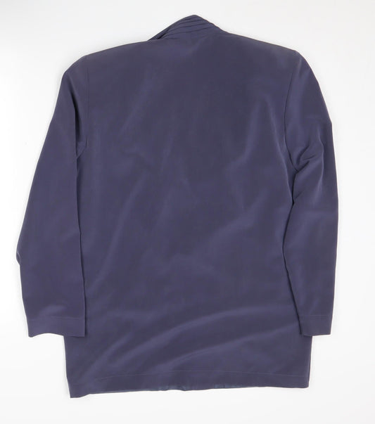 Jacques Vert Women's Blue Blazer Size 12 Regular Fit