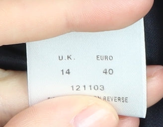 Eastex Women's Blue Suit Jacket Size 14 Classic Workwear