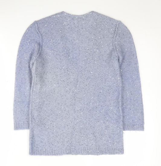 Jigsaw Women's Blue Knit Pullover Jumper XS