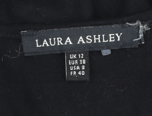 Laura Ashley Women's Purple Top, Size 12, Long Sleeve