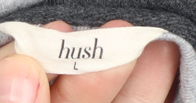 Hush Women's Grey Crew Neck Pullover Jumper L