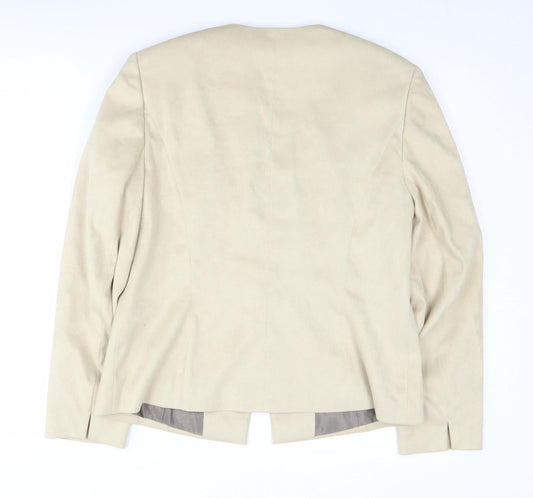 Jacques Vert Beige Women's Blazer Size 12