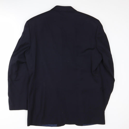 Austin Reed Men's Blue Regular Jacket 40R Wool