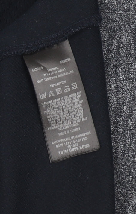 Ted Baker Men's Black 1/2 Zip Sweatshirt L