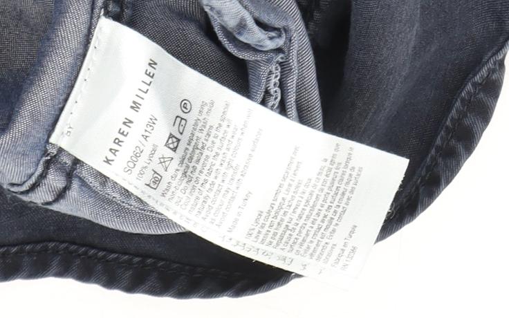 Karen Millen Women's Blue Denim Mini Skirt UK 6