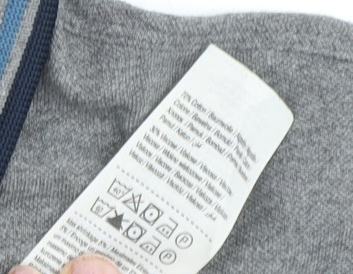 Jack & Jones Men's Grey Polo Shirt Size L