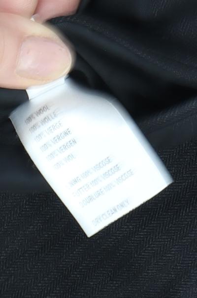 Mens UK Size 42 Chester Barrie Regular Black Suit Jacket
