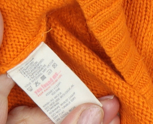 Womens UK Size 10 White Stuff Orange Pullover Jumper