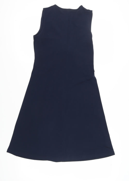 Esprit Women's Blue A-Line Sleeveless Dress, S