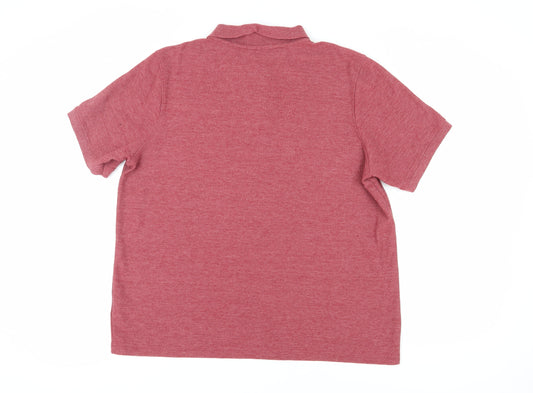 Slazenger Men's Red 2XL Polo Short Sleeve