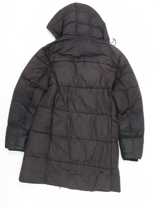 Womens UK Size 10 Firetrap Black Puffer Jacket
