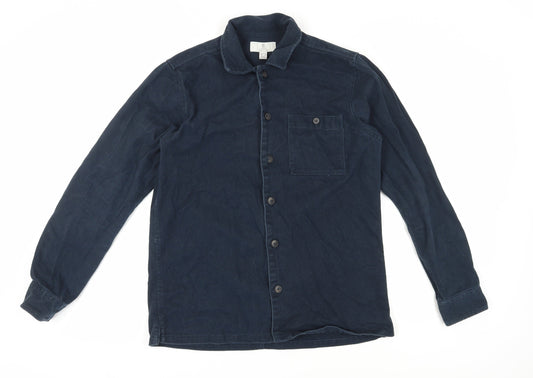 Mens UK Size M 2nd Chapter Blue Basic Jacket