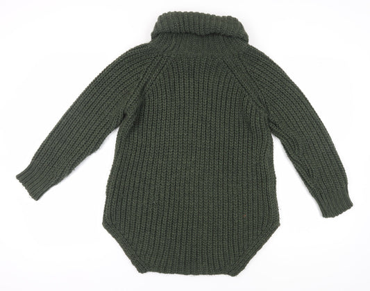 Luisa Ricci Women's Green Roll Neck Pullover Jumper