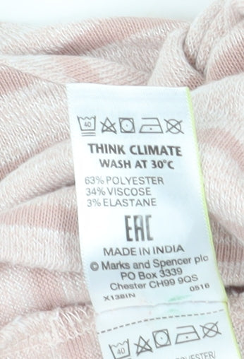 Womens UK Size 12 Marks and Spencer Pink T-Shirt