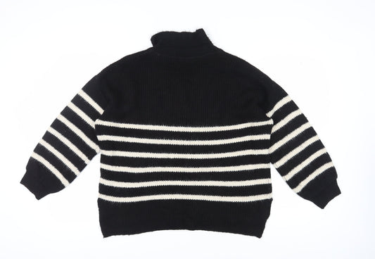 Womens UK Size L Marks and Spencer Black Pullover Jumper