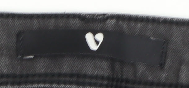 Very Women's Black Skinny Jeans, Size 16, Ankle Zip