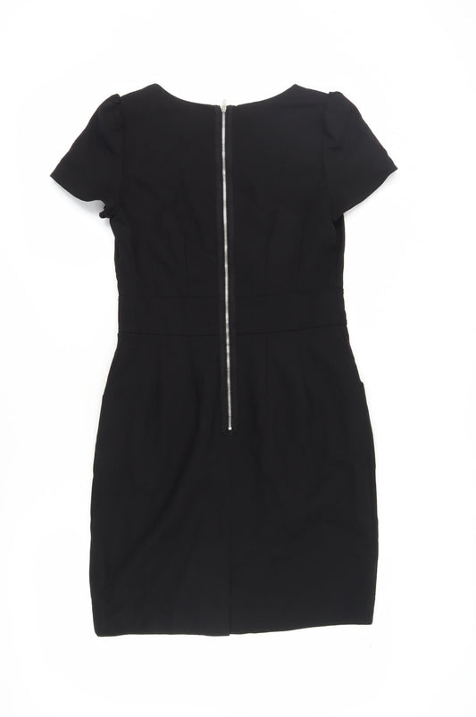 NW3 Women's Black Sheath Dress Size 10 Business