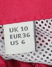 Womens UK Size 10 Craghoppers Red Rain Coat