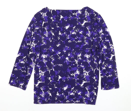 Jasper Conran Women's Purple 14 Cowl Neck Blouse