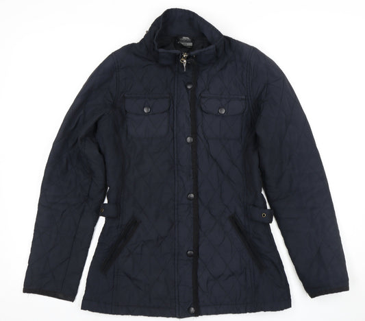 Womens UK Size XS Trespass Black Quilted Coat