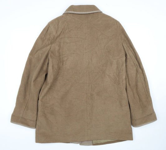 Womens UK Size 16 Honor Millburn Beige Overcoat