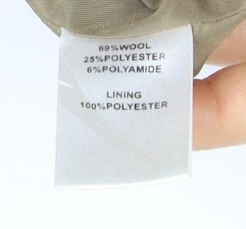 Womens UK Size 16 Honor Millburn Beige Overcoat